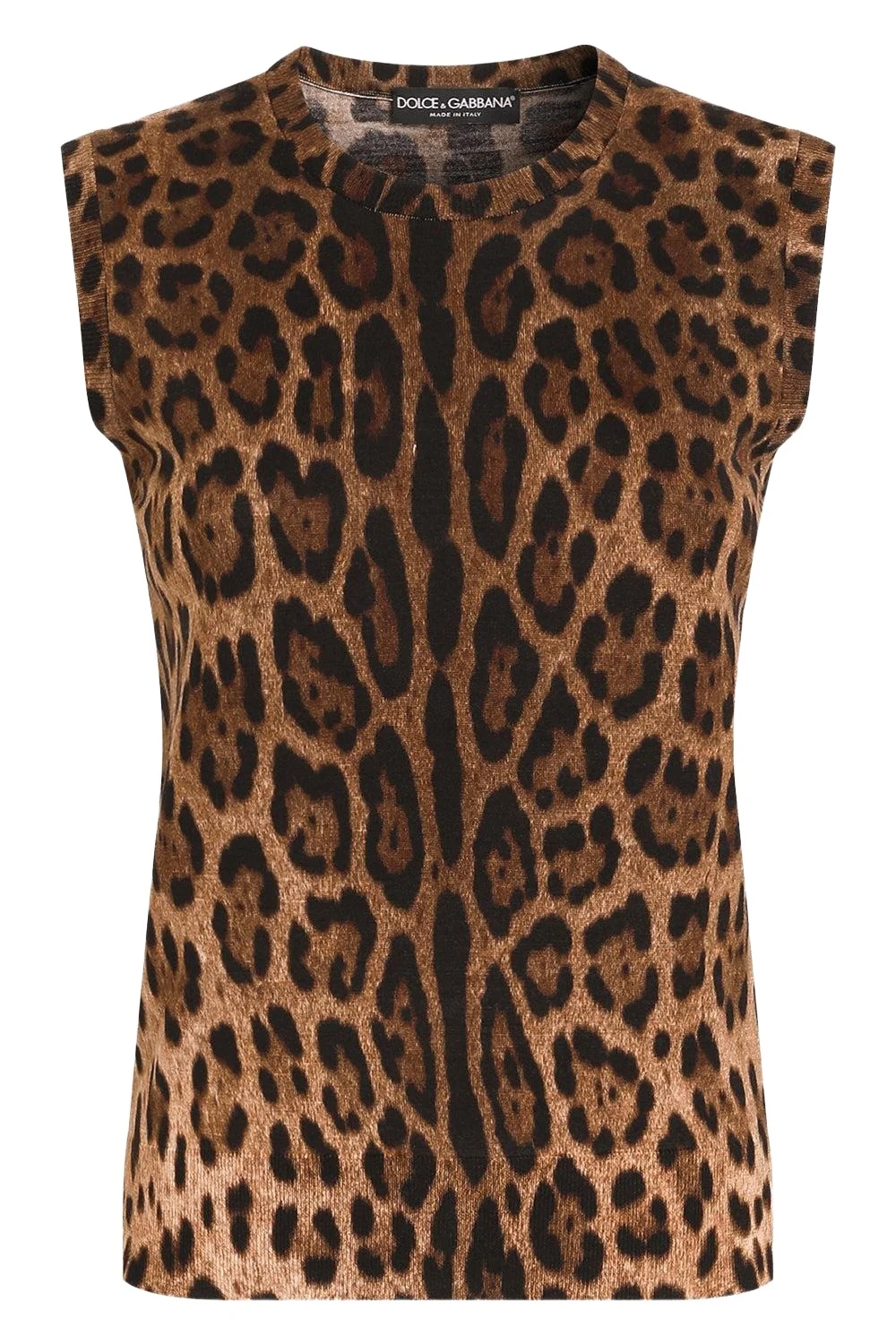 Dolce & Gabbana Knit Tank - Leo Print