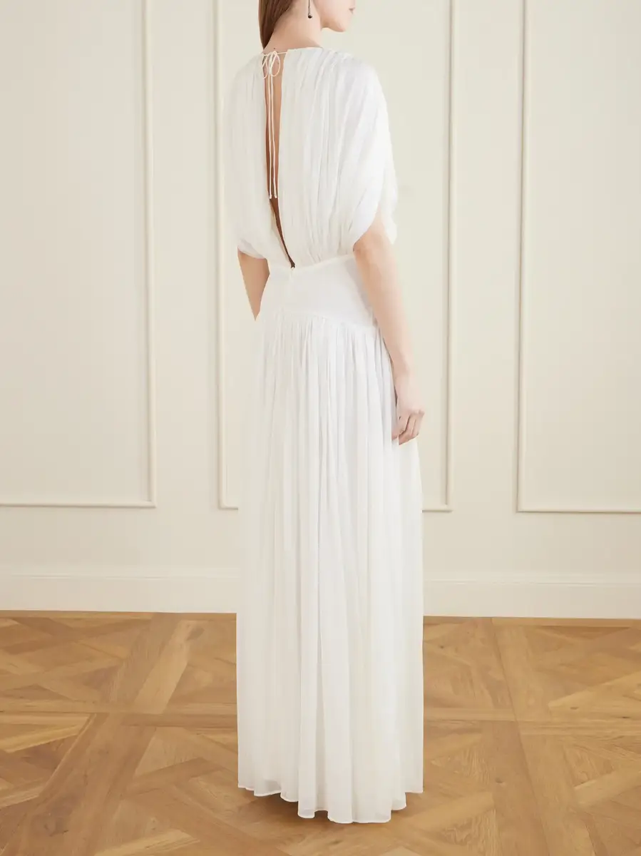 Tove Lyla gathered jersey gown | Thumbnail 3 Tove Lyla gathered jersey gown | Thumbnail 3