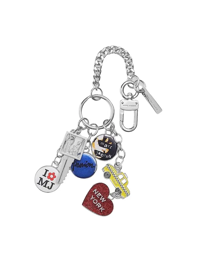 Marc Jacobs Women's NYC Cluster Bag Charm - Nickel | Image 1 Marc Jacobs Women's NYC Cluster Bag Charm - Nickel | Image 1