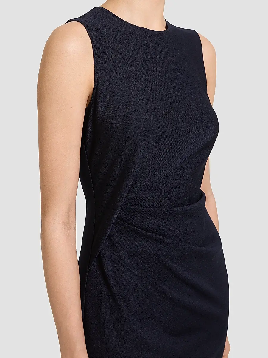 Theory Women's Draped Tuck Sweater Midi Dress | Thumbnail 4