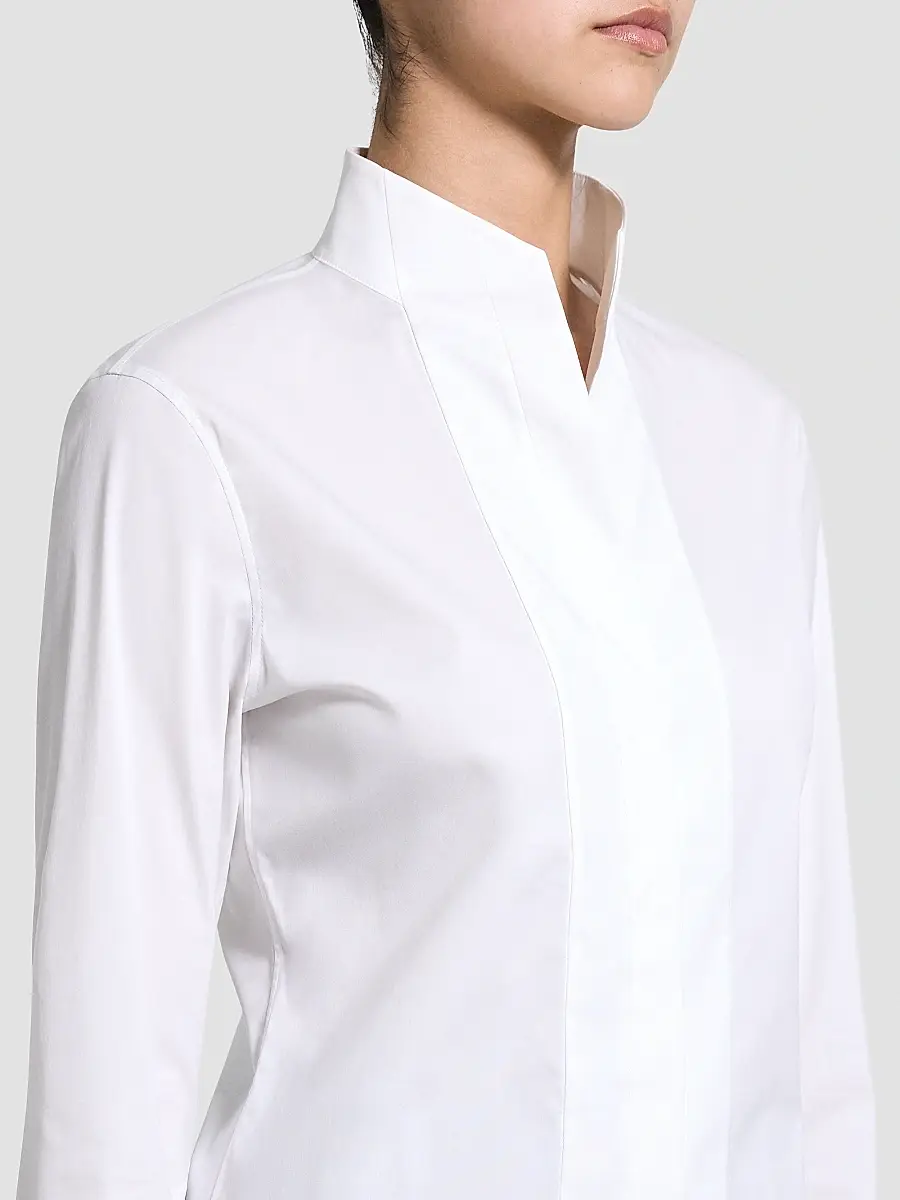 Theory Women's Tailored Cotton-Blend Shirt | Thumbnail 5 Theory Women's Tailored Cotton-Blend Shirt | Thumbnail 5
