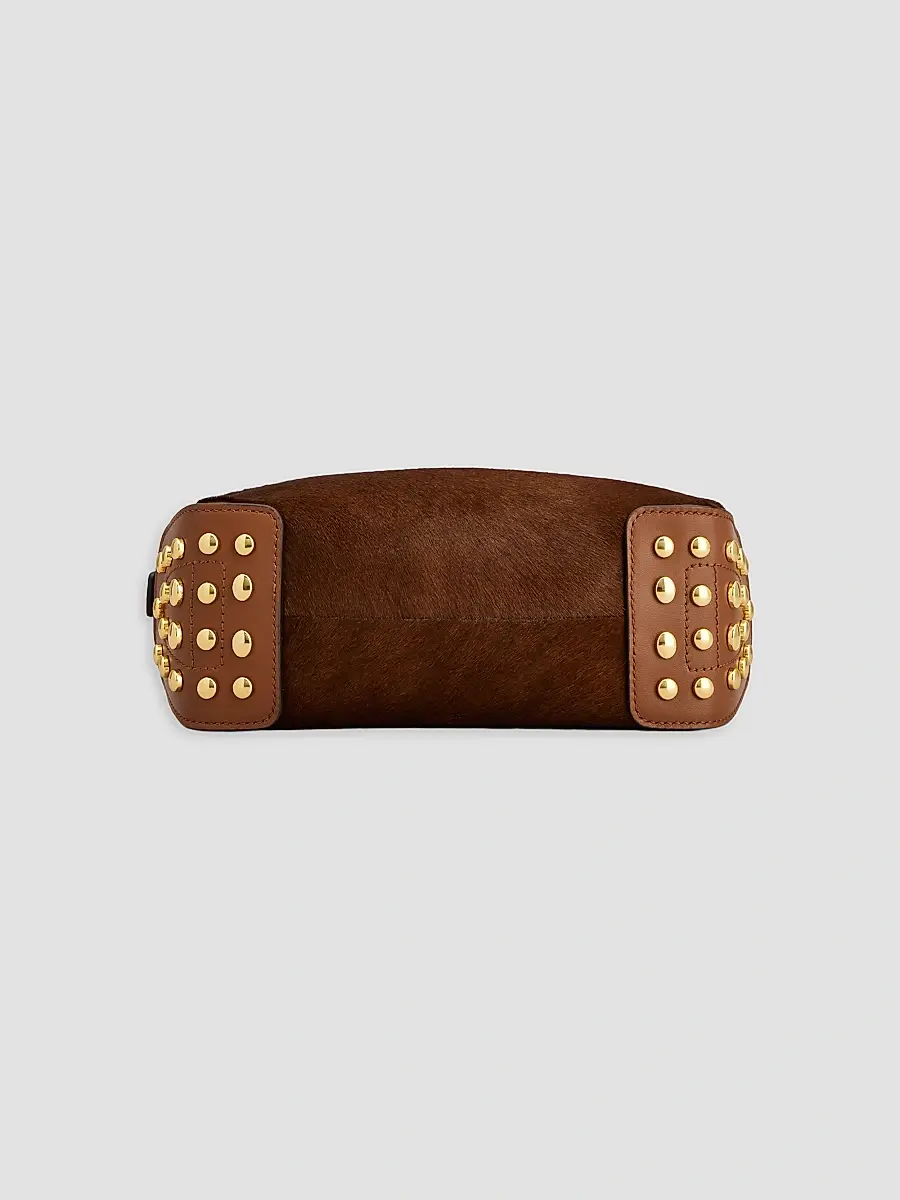 Tod's Women's Metal Dots Pony-Effect Suede Mini Bag | Thumbnail 5 Tod's Women's Metal Dots Pony-Effect Suede Mini Bag | Thumbnail 5