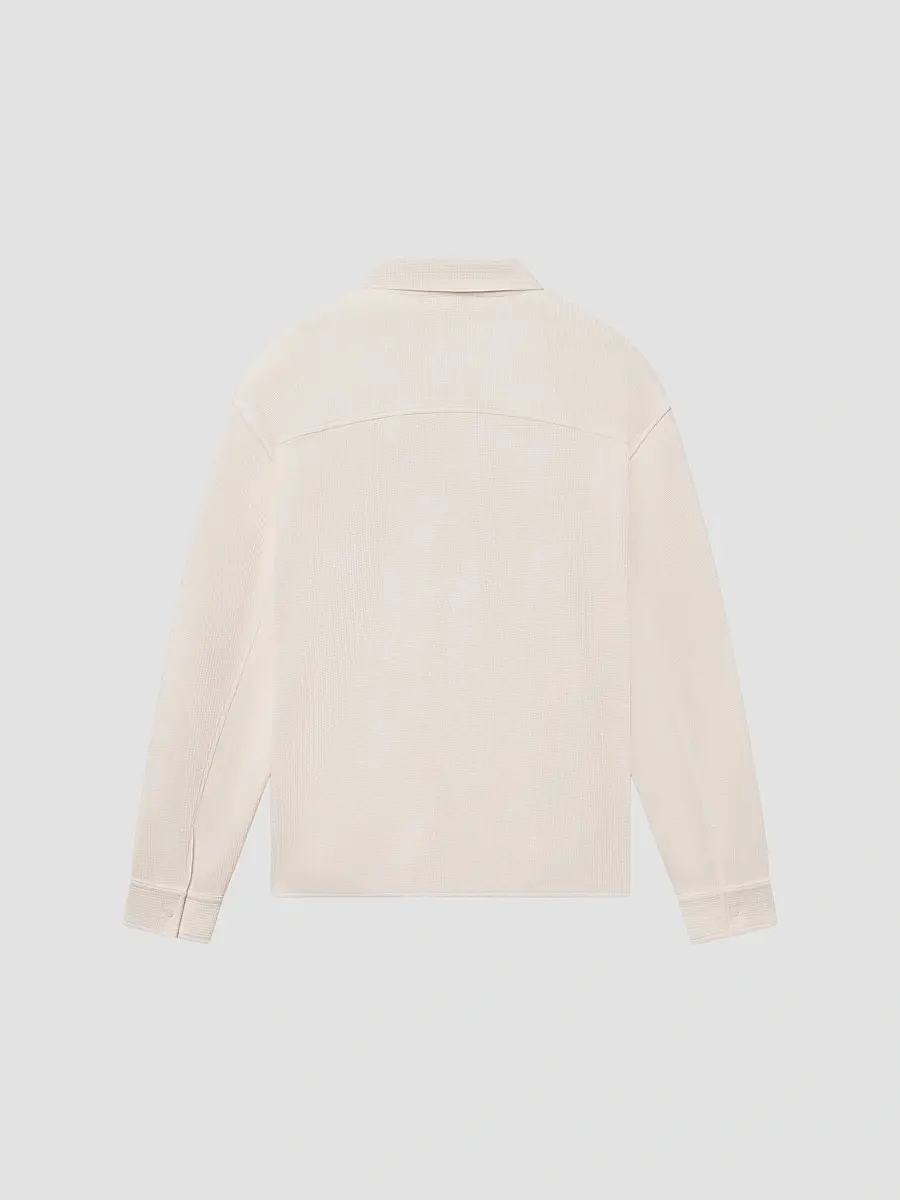 Frame Men's Waffle Textured Cotton Shirt | Thumbnail 6
