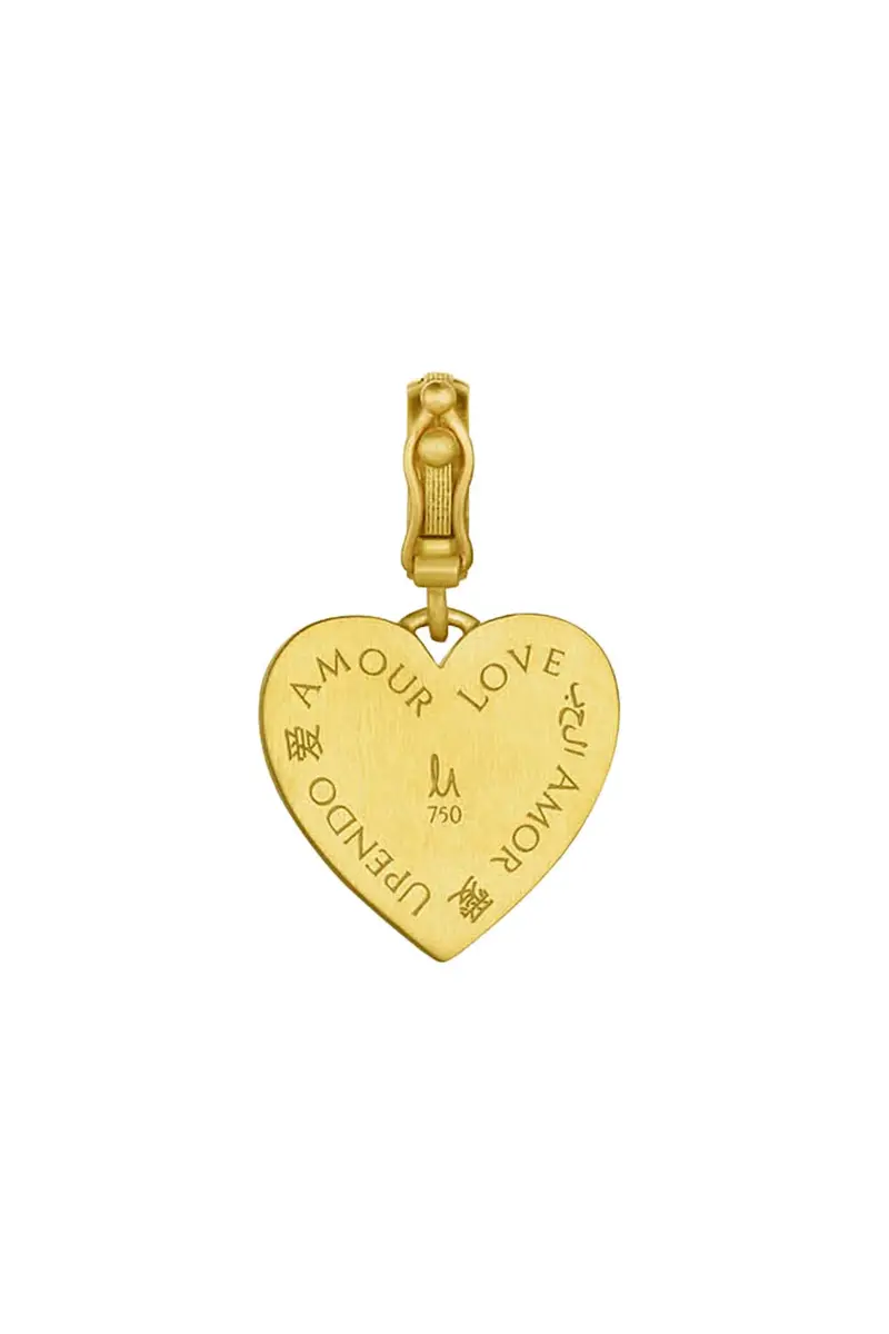 LEIGH MAXWELL Pink Sapphire Small Heart Pendant | Thumbnail 2