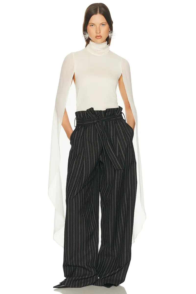 Helsa Georgette Cape Top | Thumbnail 2 Helsa Georgette Cape Top | Thumbnail 2