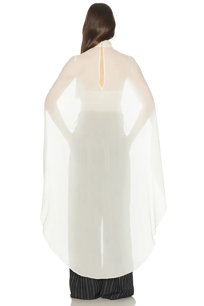 Helsa Georgette Cape Top | Thumbnail 4 Helsa Georgette Cape Top | Thumbnail 4