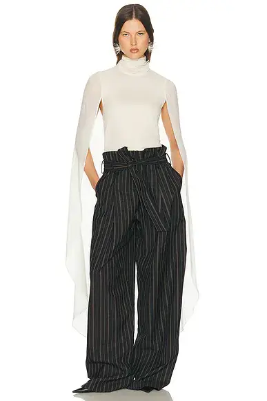 Helsa Georgette Cape Top | Image 1 Helsa Georgette Cape Top | Image 1