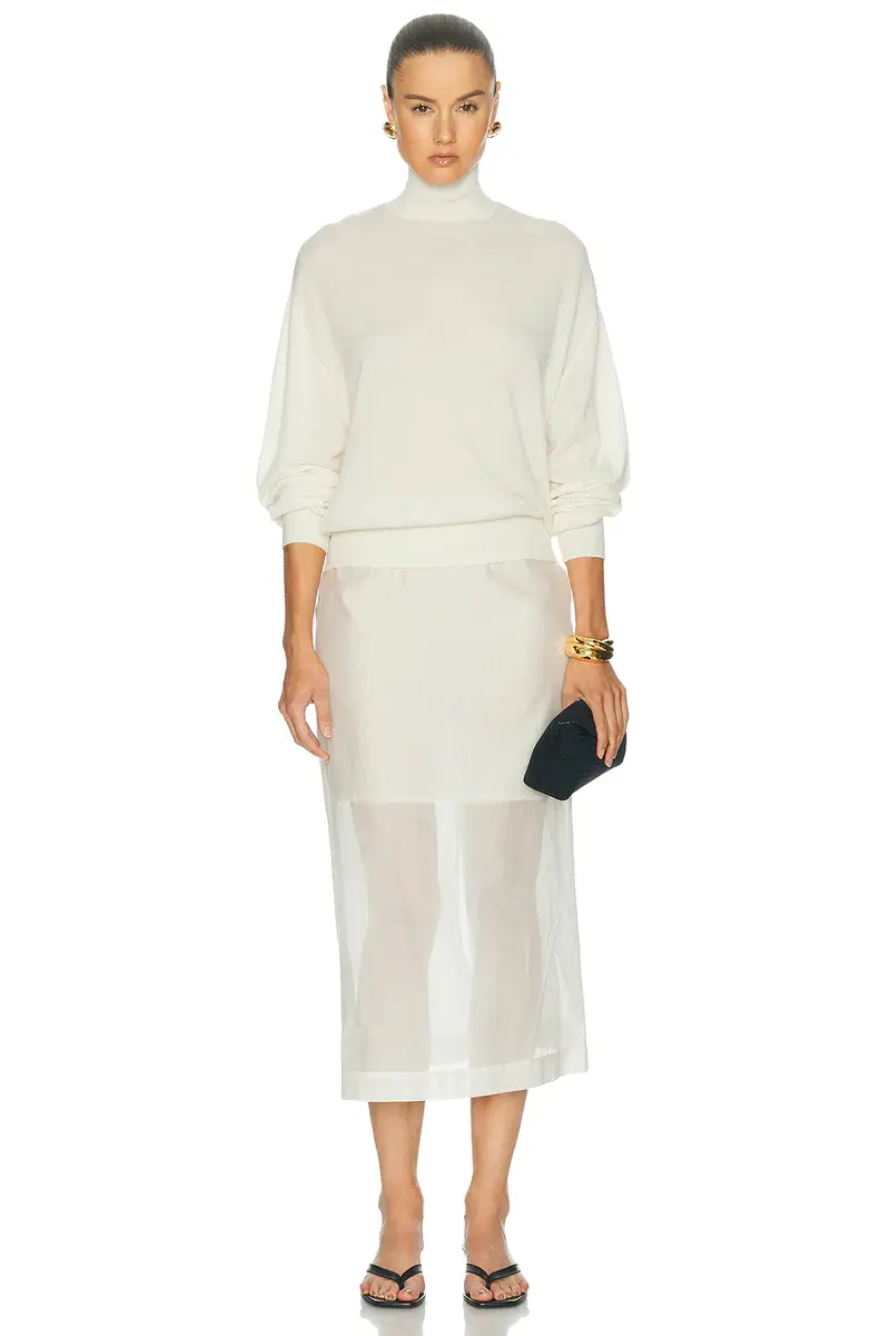 SAME Relaxed Cashmere Turtleneck Sweater | Thumbnail 5 SAME Relaxed Cashmere Turtleneck Sweater | Thumbnail 5