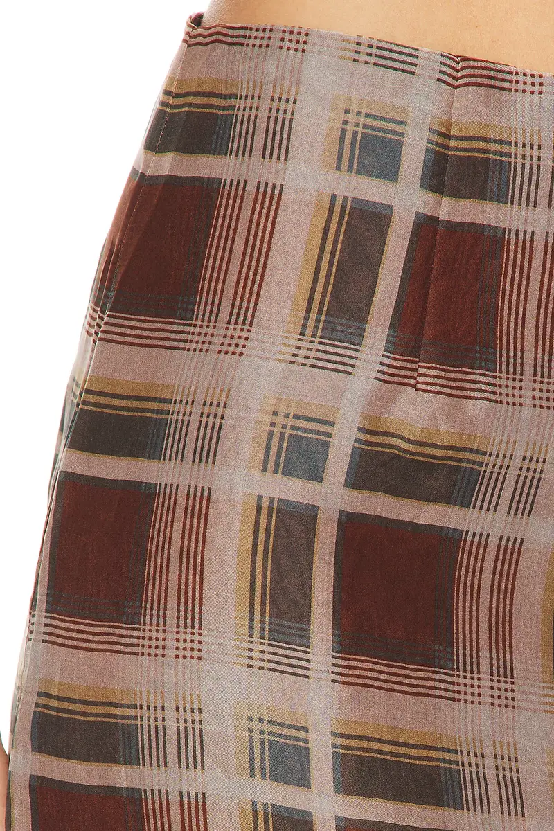 Frame The Plaid Organza Skirt | Thumbnail 5 Frame The Plaid Organza Skirt | Thumbnail 5