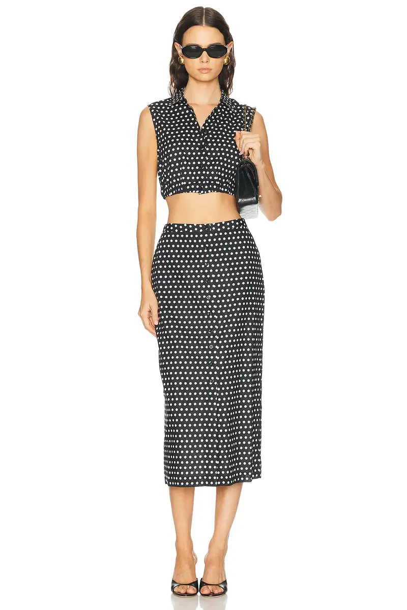 Frame The Polka Dot Top | Thumbnail 4