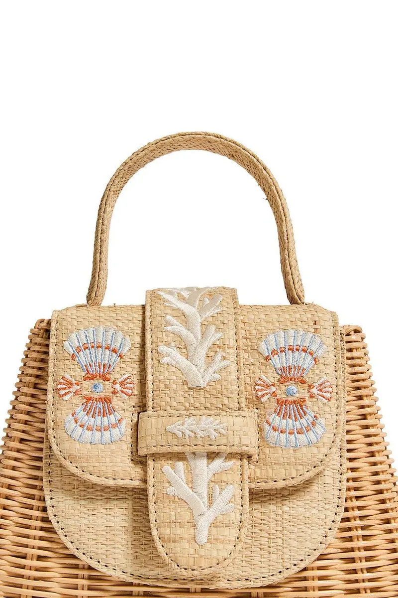 PAMELA MUNSON The Petite Lady Bag - Coral Shell | Thumbnail 4