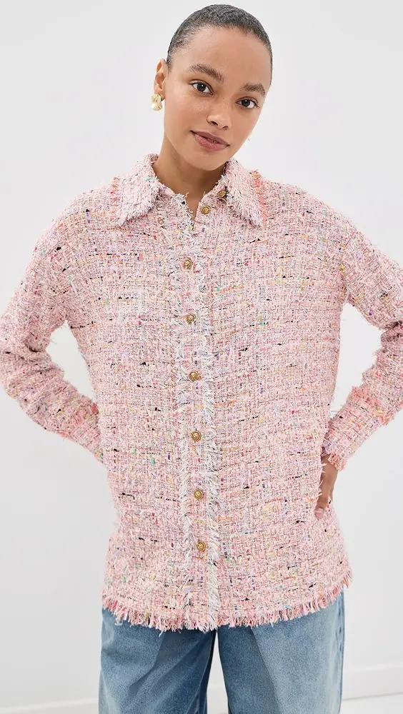 Balmain Light Tweed Overshirt | Thumbnail 2