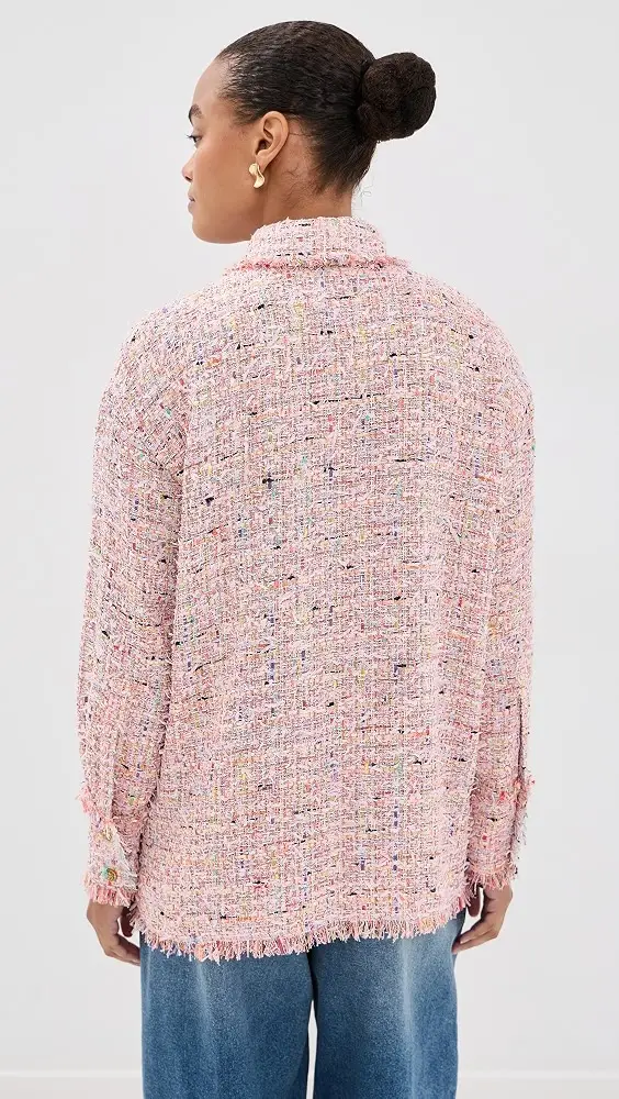 Balmain Light Tweed Overshirt | Thumbnail 3