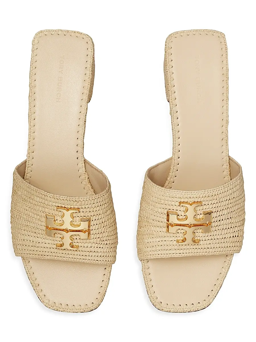 Tory Burch Women's Eleanor 55MM Raffia Sandals | Thumbnail 3 Tory Burch Women's Eleanor 55MM Raffia Sandals | Thumbnail 3