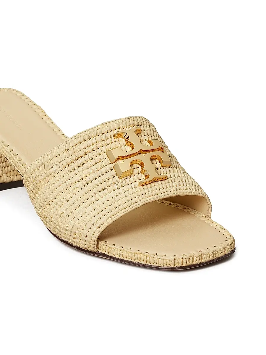 Tory Burch Women's Eleanor 55MM Raffia Sandals | Thumbnail 4 Tory Burch Women's Eleanor 55MM Raffia Sandals | Thumbnail 4
