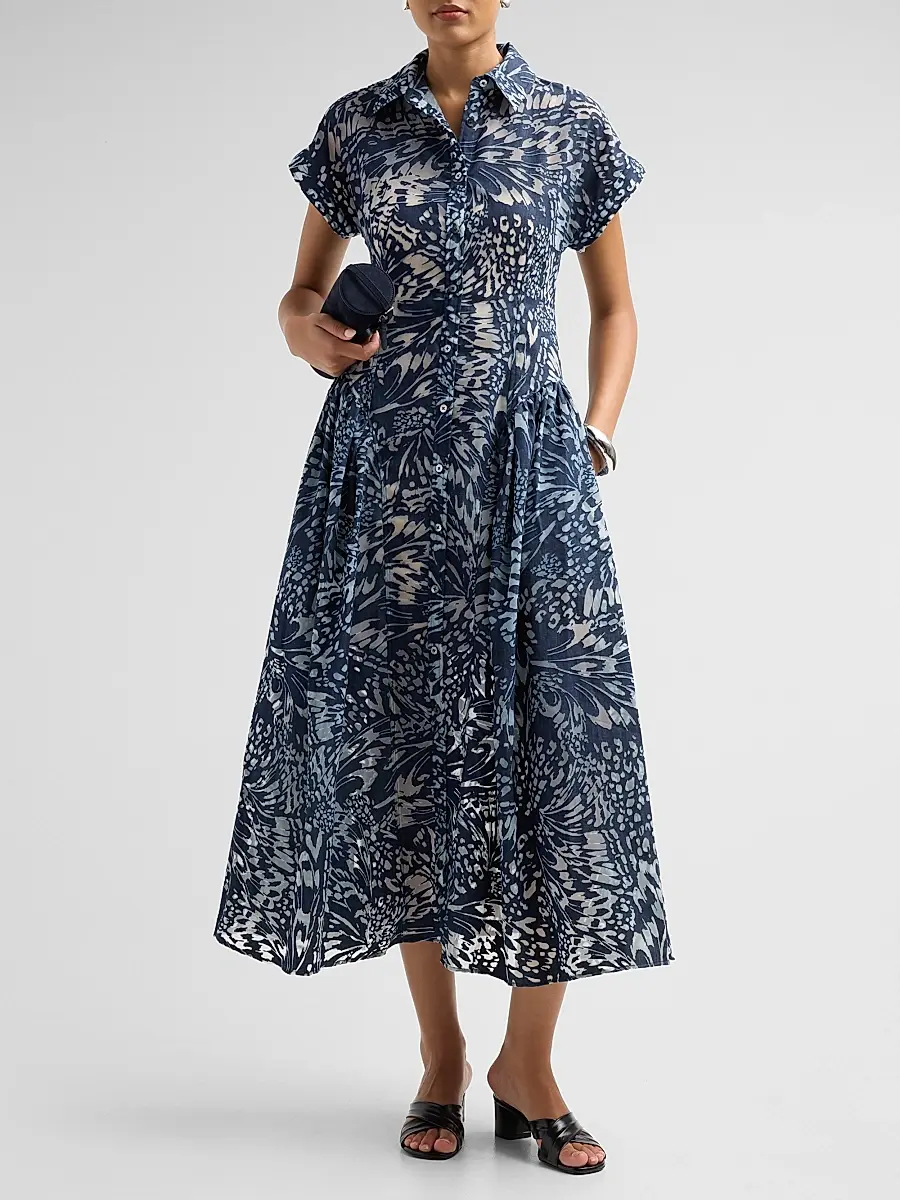 Ramy Brook Women's Kate Burnout Shirtdress | Thumbnail 2 Ramy Brook Women's Kate Burnout Shirtdress | Thumbnail 2