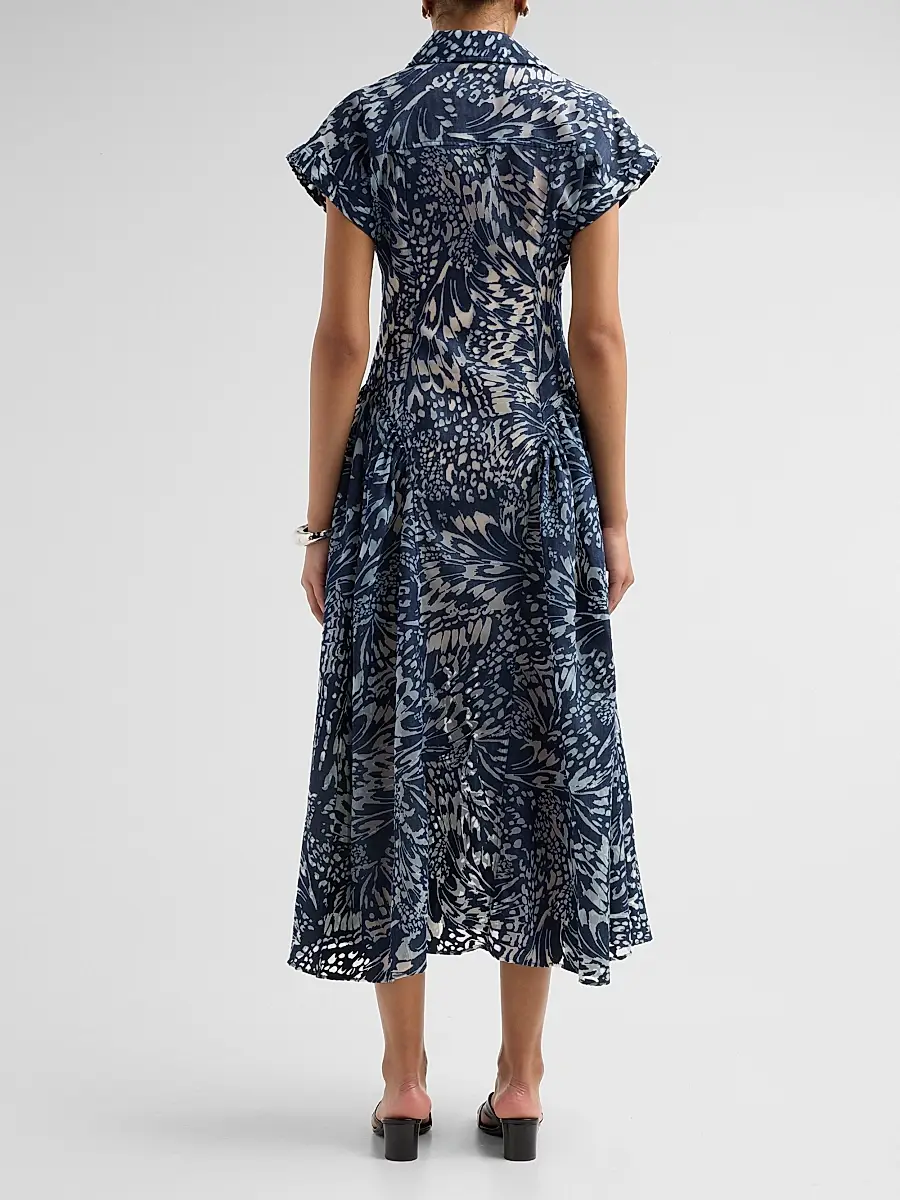 Ramy Brook Women's Kate Burnout Shirtdress | Thumbnail 3 Ramy Brook Women's Kate Burnout Shirtdress | Thumbnail 3