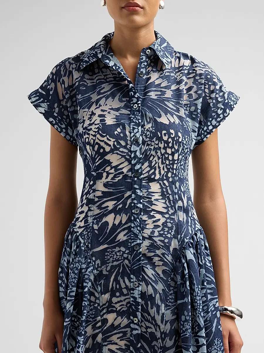 Ramy Brook Women's Kate Burnout Shirtdress | Thumbnail 5 Ramy Brook Women's Kate Burnout Shirtdress | Thumbnail 5