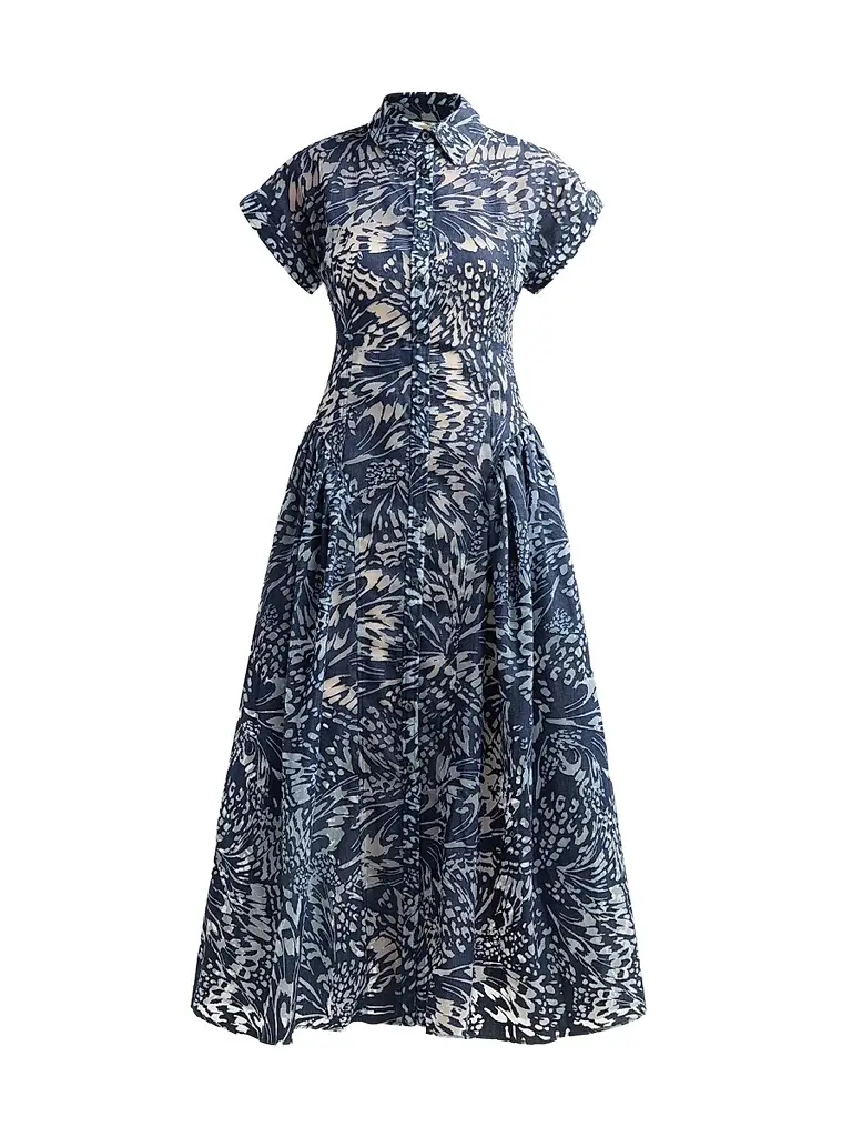 Ramy Brook Women's Kate Burnout Shirtdress