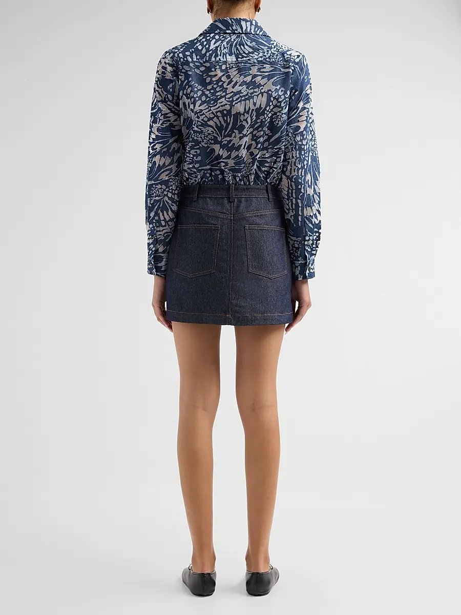 Ramy Brook Women's June Mixed-Media Mini Dress | Thumbnail 3 Ramy Brook Women's June Mixed-Media Mini Dress | Thumbnail 3