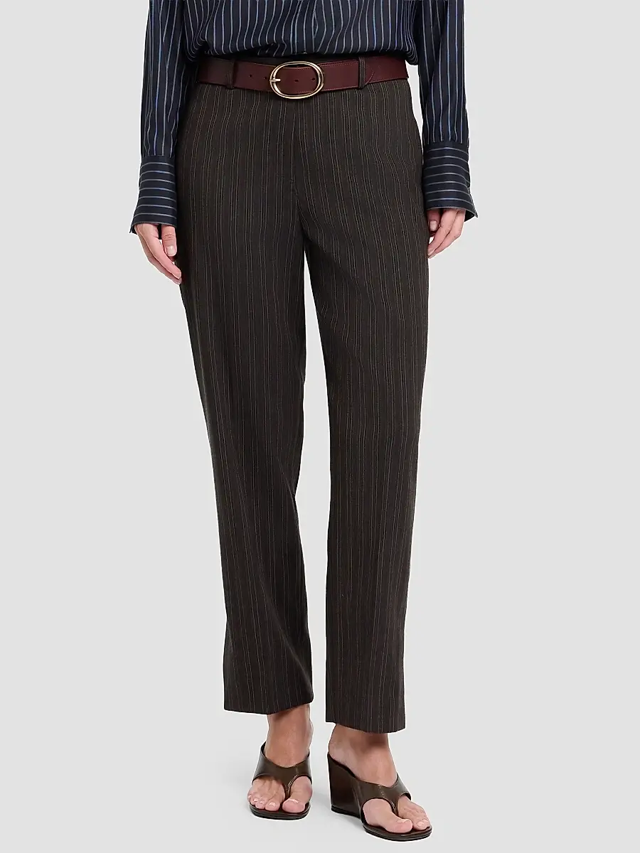 TWP Women's Roberts Pinstriped Wool-Blend Straight-Leg Pants | Thumbnail 4 TWP Women's Roberts Pinstriped Wool-Blend Straight-Leg Pants | Thumbnail 4