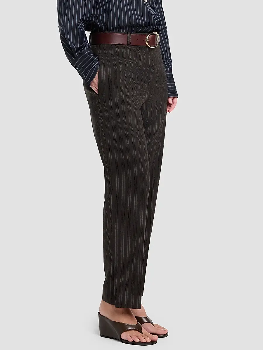 TWP Women's Roberts Pinstriped Wool-Blend Straight-Leg Pants | Thumbnail 7 TWP Women's Roberts Pinstriped Wool-Blend Straight-Leg Pants | Thumbnail 7