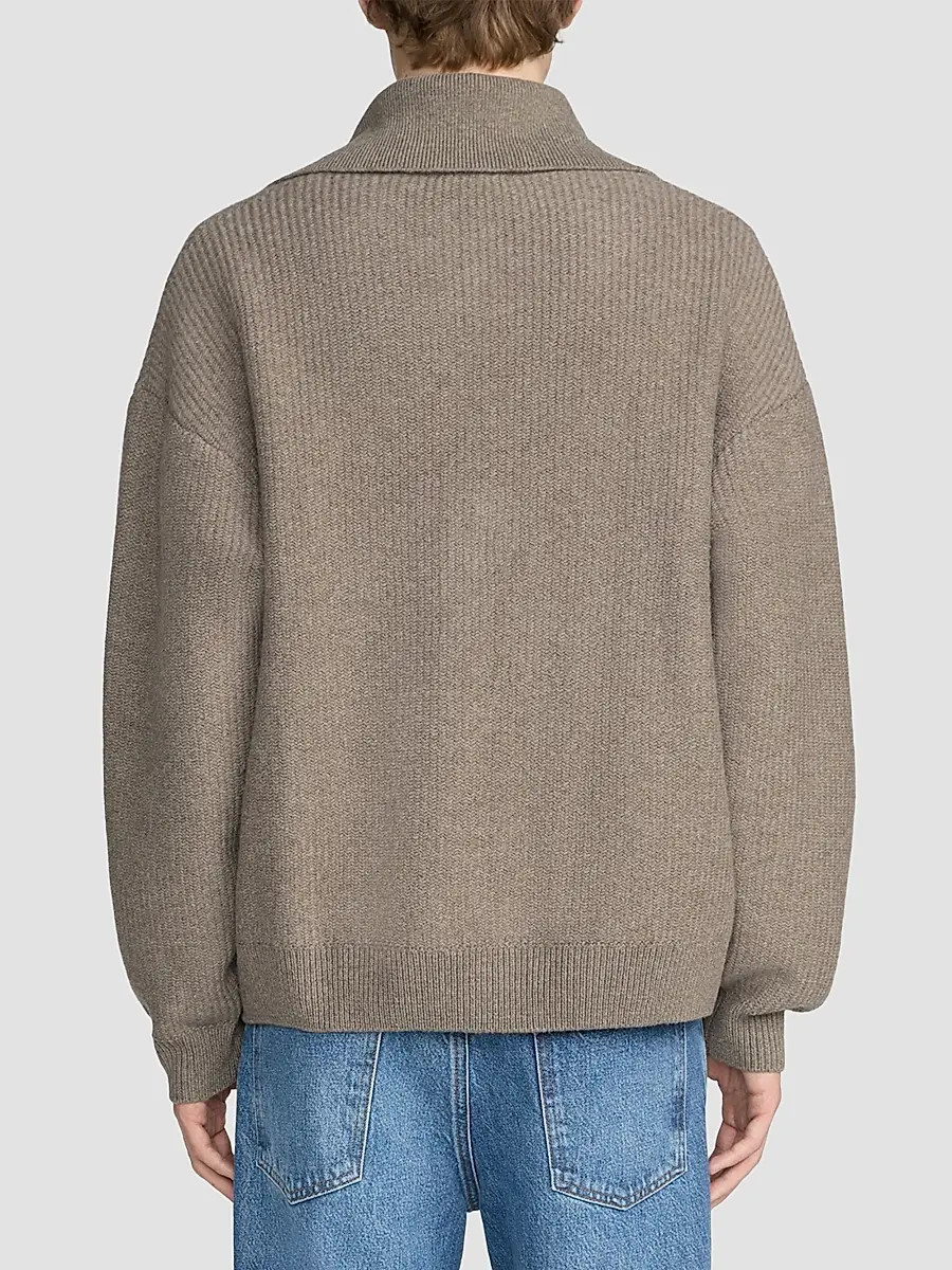 Frame Men's Retro Polo Sweater | Thumbnail 3 Frame Men's Retro Polo Sweater | Thumbnail 3