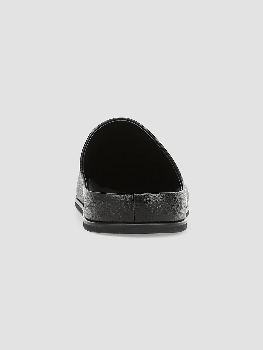 Vince Men's Leo Grained Leather Clogs | Thumbnail 3 Vince Men's Leo Grained Leather Clogs | Thumbnail 3