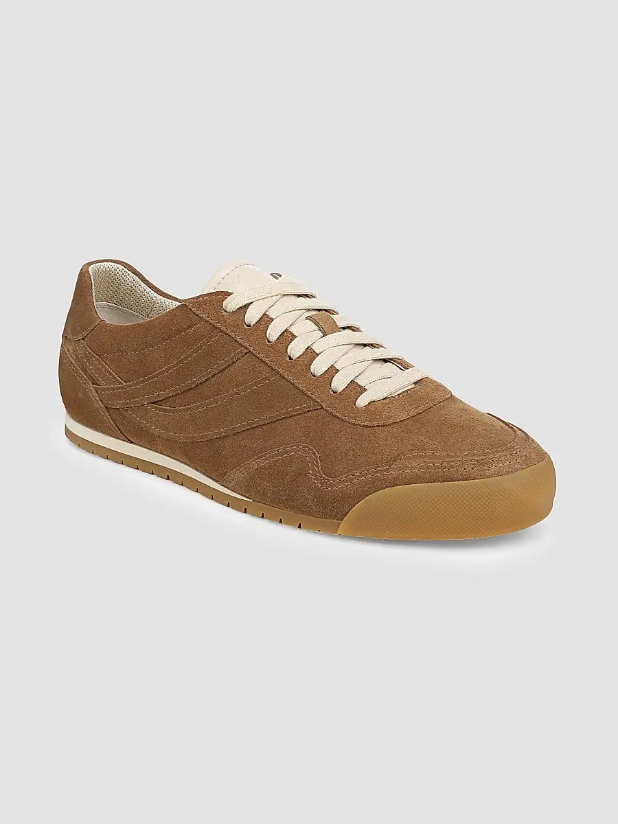 Vince Men's Bayside Jogger Suede Low-Top Sneakers | Thumbnail 2