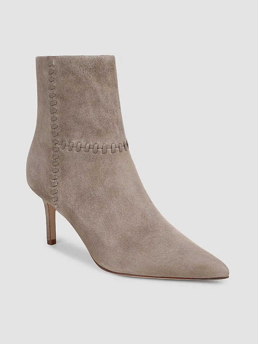 Veronica Beard Women's Lisa 70MM Whipstitch Suede Boots | Thumbnail 2 Veronica Beard Women's Lisa 70MM Whipstitch Suede Boots | Thumbnail 2