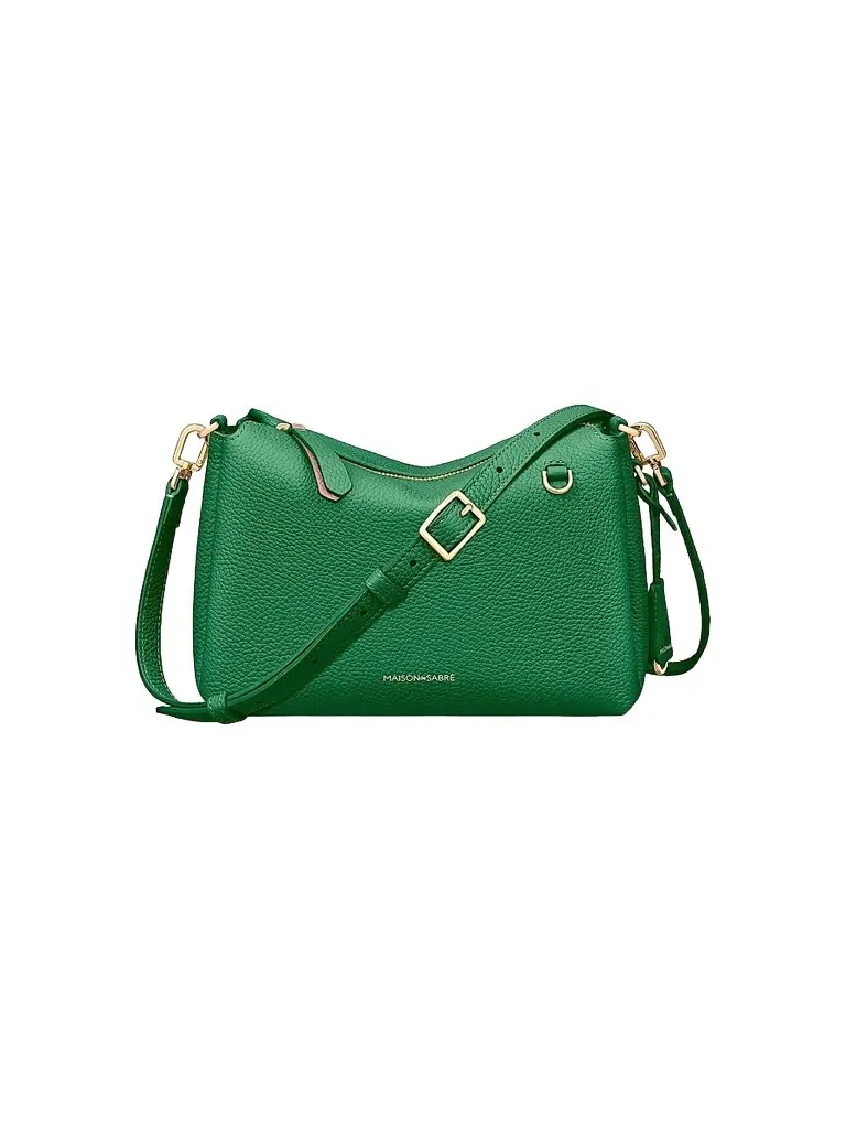 Maison de Sabre Women's The Soft Trio Crossbody Bag - Emerald Green | Image 1 Maison de Sabre Women's The Soft Trio Crossbody Bag - Emerald Green | Image 1