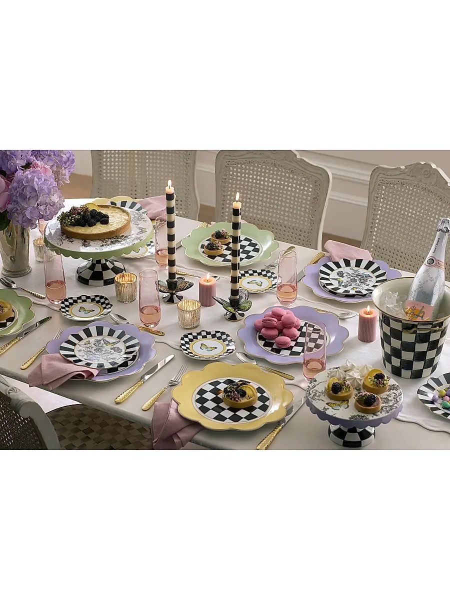 MacKenzie-Childs Butterfly Toile Buttercream Dinner Plate | Thumbnail 2 MacKenzie-Childs Butterfly Toile Buttercream Dinner Plate | Thumbnail 2