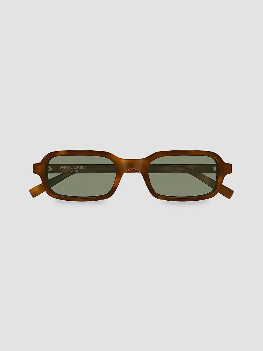 Saint Laurent Women's 51MM Rectangular Sunglasses | Thumbnail 2