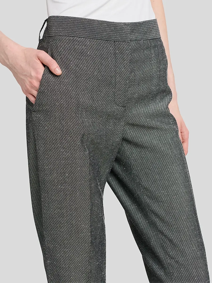 Stella McCartney Women's Twill Straight-Leg Pants | Thumbnail 5