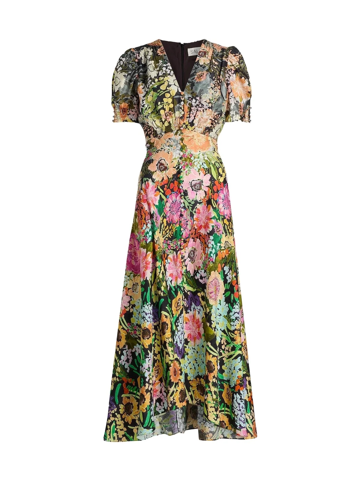 Women's Lea Floral Print Midi Dress Women's Lea Floral Print Midi Dress
