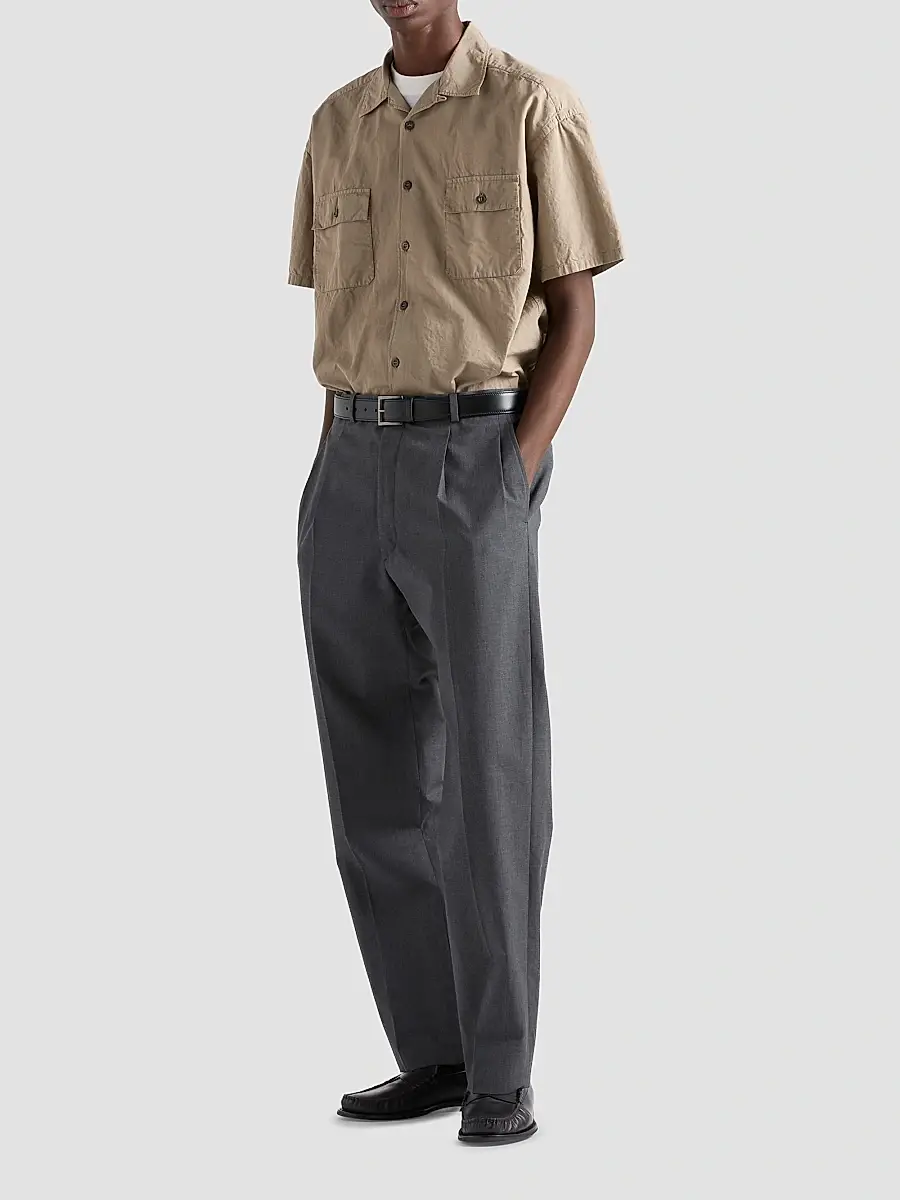 Prada Men's Cotton Blend Shirt | Thumbnail 2