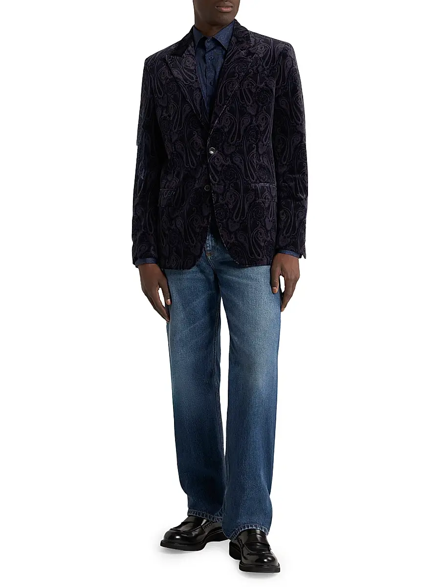 Etro Men's Milano Peak Lapel Jacket | Thumbnail 2