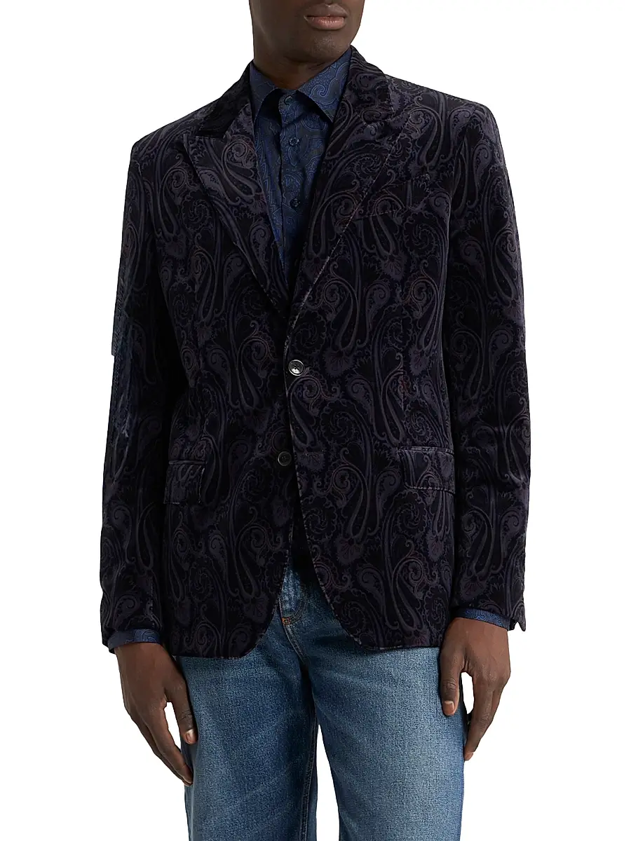 Etro Men's Milano Peak Lapel Jacket | Thumbnail 4