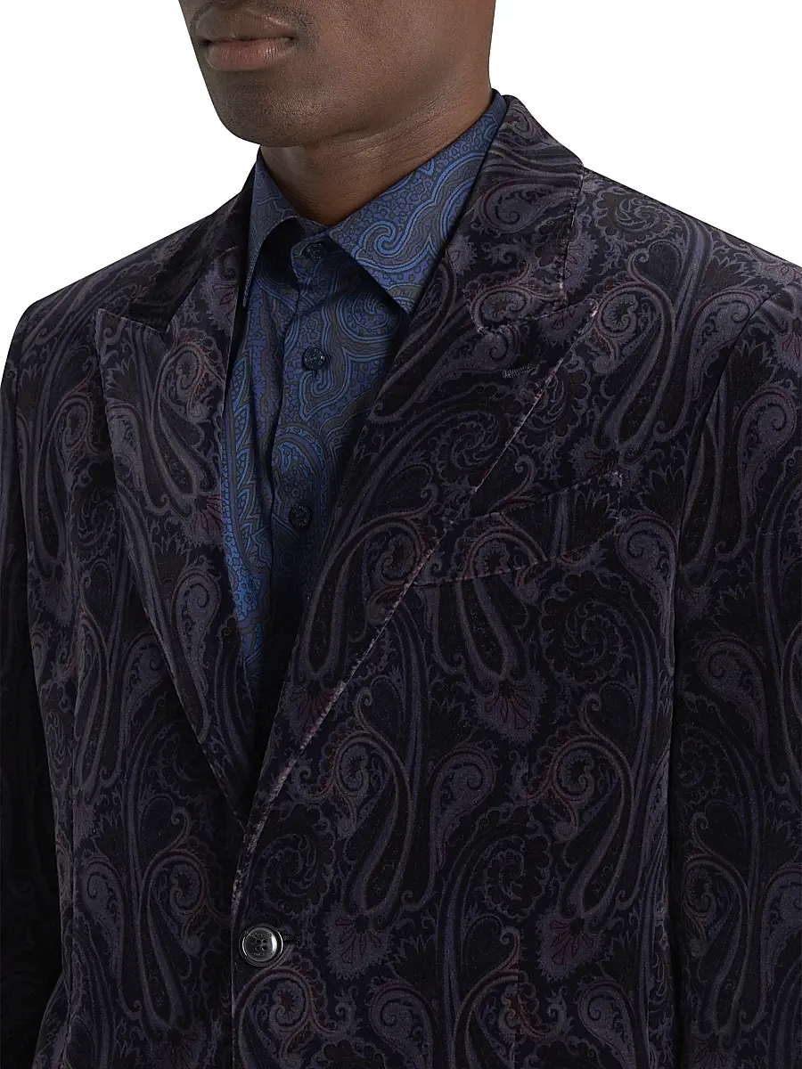 Etro Men's Milano Peak Lapel Jacket | Thumbnail 6