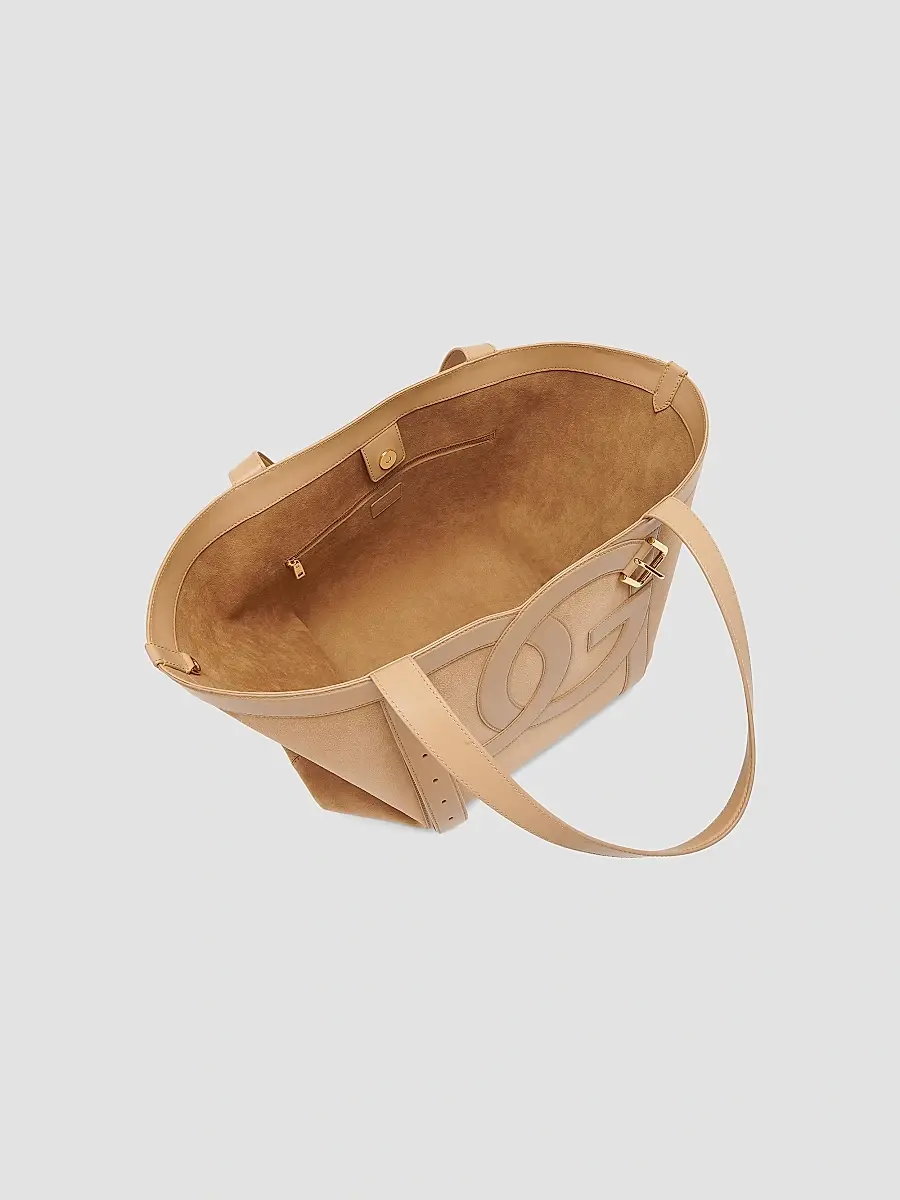 Dolce & Gabbana Women's Sartoriale Logo Suede Tote Bag | Thumbnail 5 Dolce & Gabbana Women's Sartoriale Logo Suede Tote Bag | Thumbnail 5