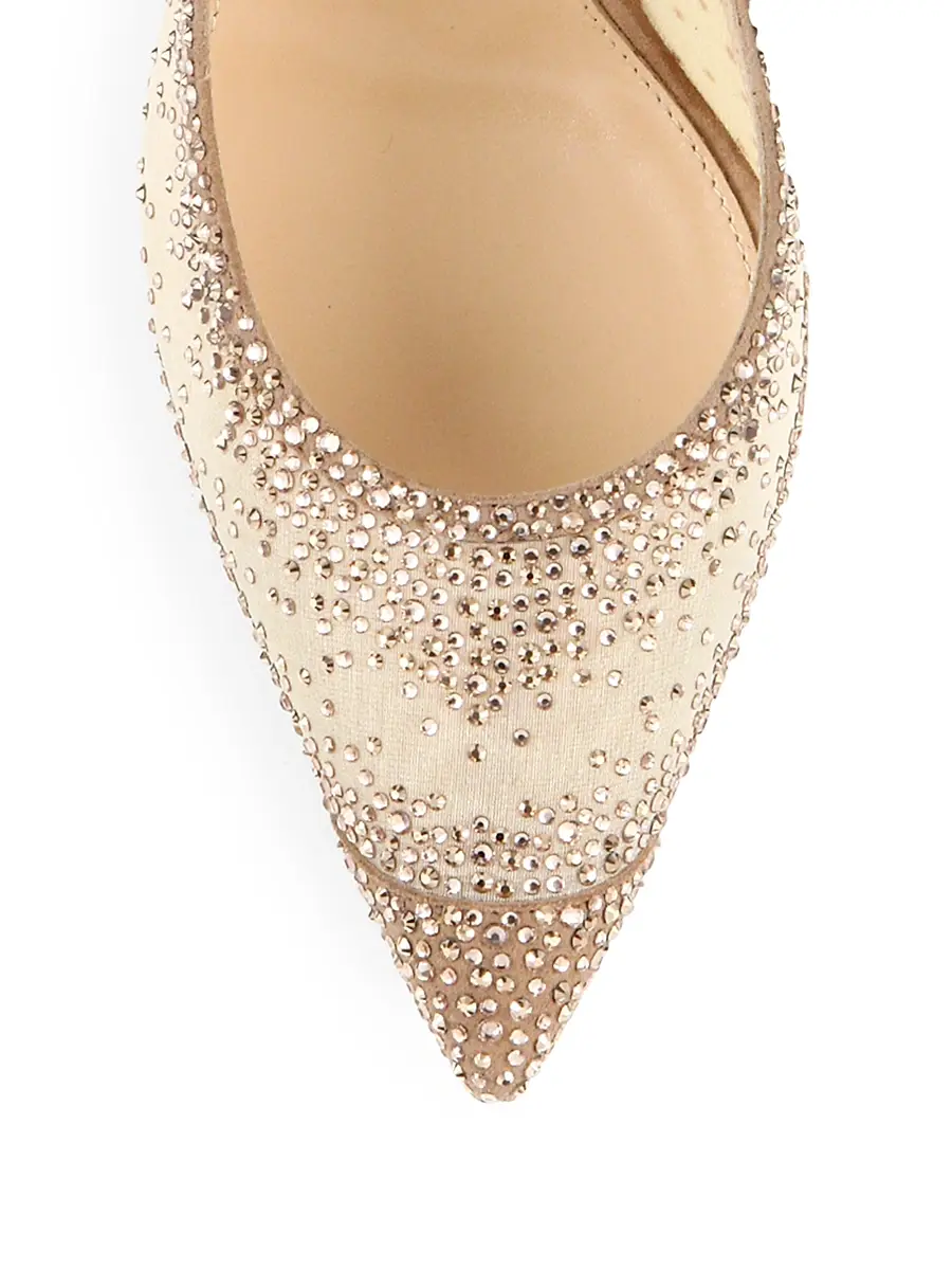 Gianvito Rossi Women's Rania Crystal-Embellished Mesh Pumps | Thumbnail 3 Gianvito Rossi Women's Rania Crystal-Embellished Mesh Pumps | Thumbnail 3