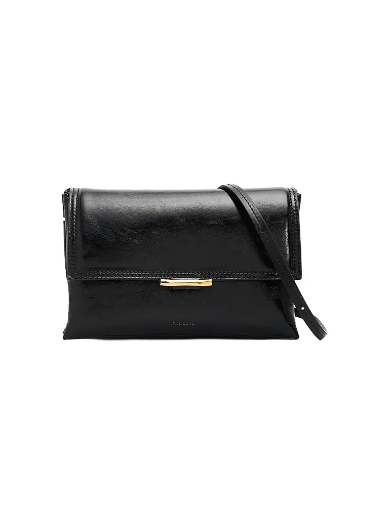 Wandler Women's Ida Trio Leather Clutch - Black Glaze | Image 1 Wandler Women's Ida Trio Leather Clutch - Black Glaze | Image 1