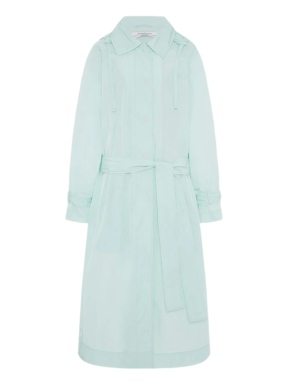 Another Tomorrow Women's Nylon Trench Coat