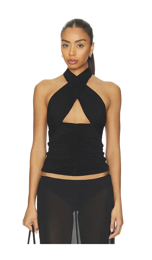 MISHA The Twist Jersey Top | Image 1 MISHA The Twist Jersey Top | Image 1