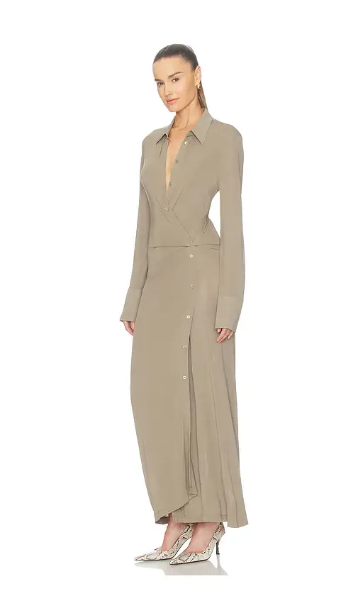 Helmut Lang Twisted Shirt Dress | Thumbnail 2 Helmut Lang Twisted Shirt Dress | Thumbnail 2