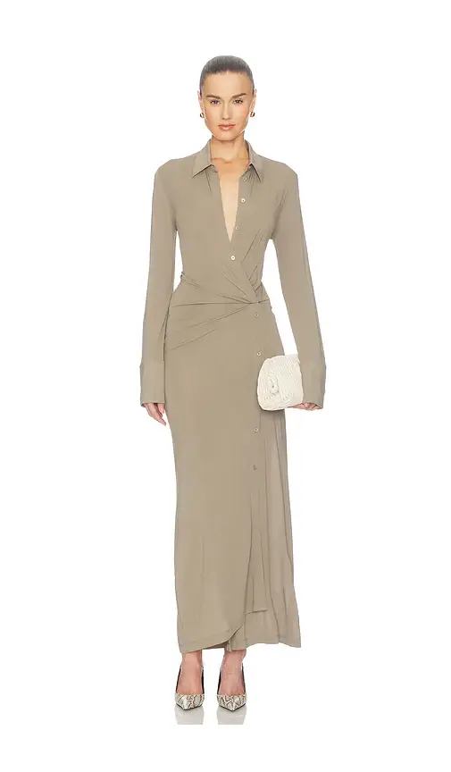 Helmut Lang Twisted Shirt Dress | Image 1 Helmut Lang Twisted Shirt Dress | Image 1