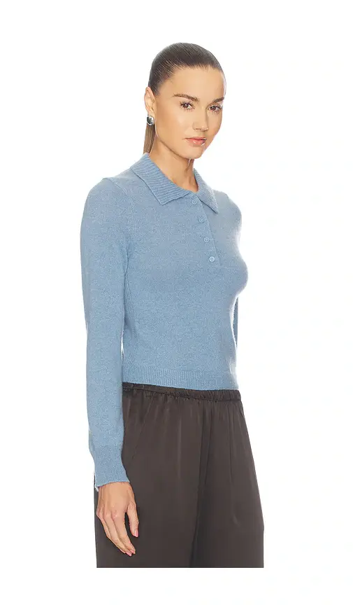 Simkhai Constance Long Sleeve Polo | Thumbnail 2 Simkhai Constance Long Sleeve Polo | Thumbnail 2