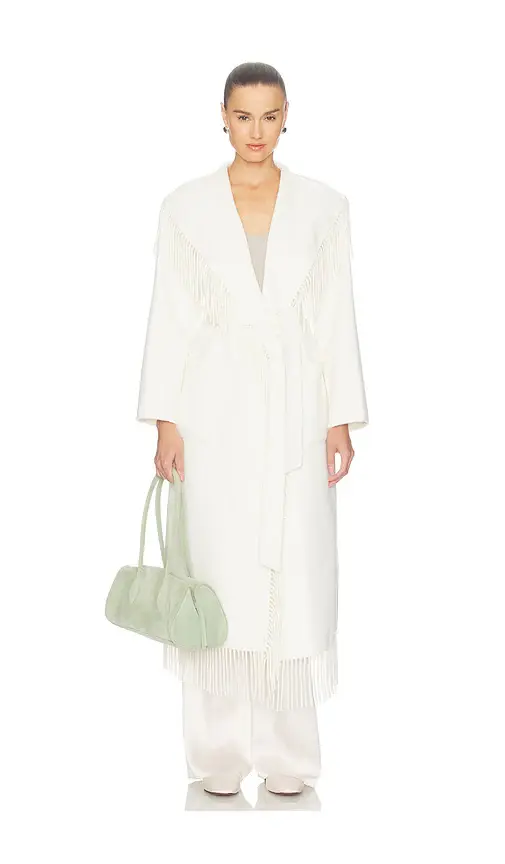 Simkhai Carrie Fringe Robe Coat | Thumbnail 2 Simkhai Carrie Fringe Robe Coat | Thumbnail 2