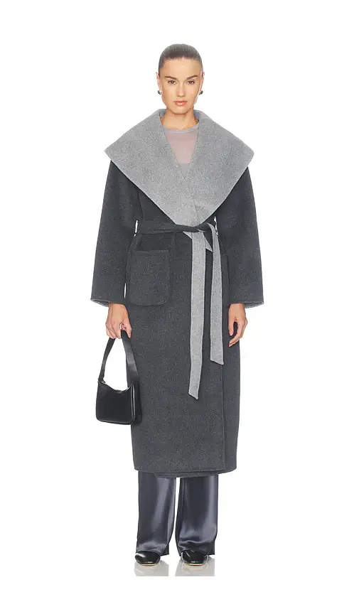 SIMKHAI Allura Reversible Belted Coat | Image 1 SIMKHAI Allura Reversible Belted Coat | Image 1