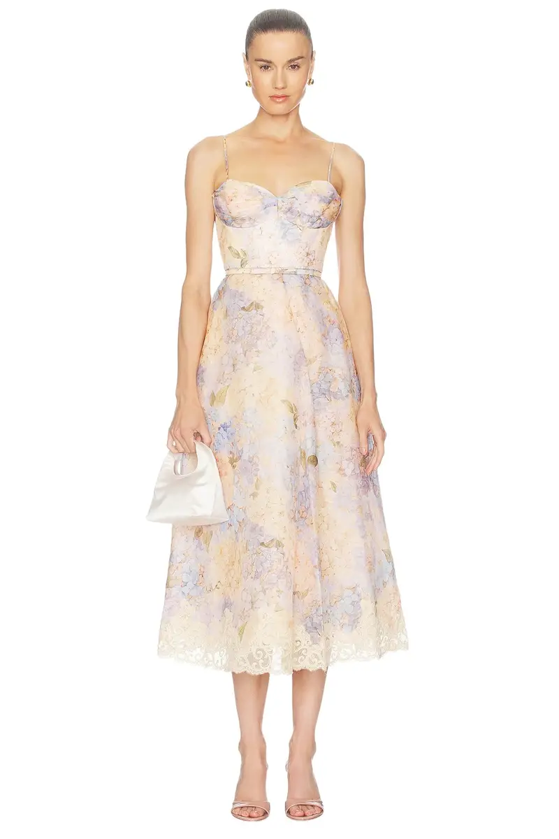 Valiant Tucked Midi Dress Valiant Tucked Midi Dress